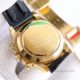 New Gold Rolex Daytona Rainbow Diamond Bezel Black Dial With Diamonds Watch Replica (8)_th.jpg